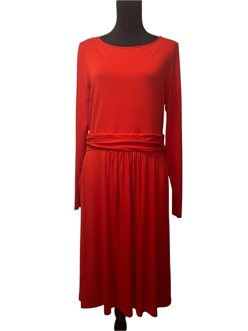 Boden Abigail Long Sleeve Jersey Dress Size 12 - Picture 4 of 8